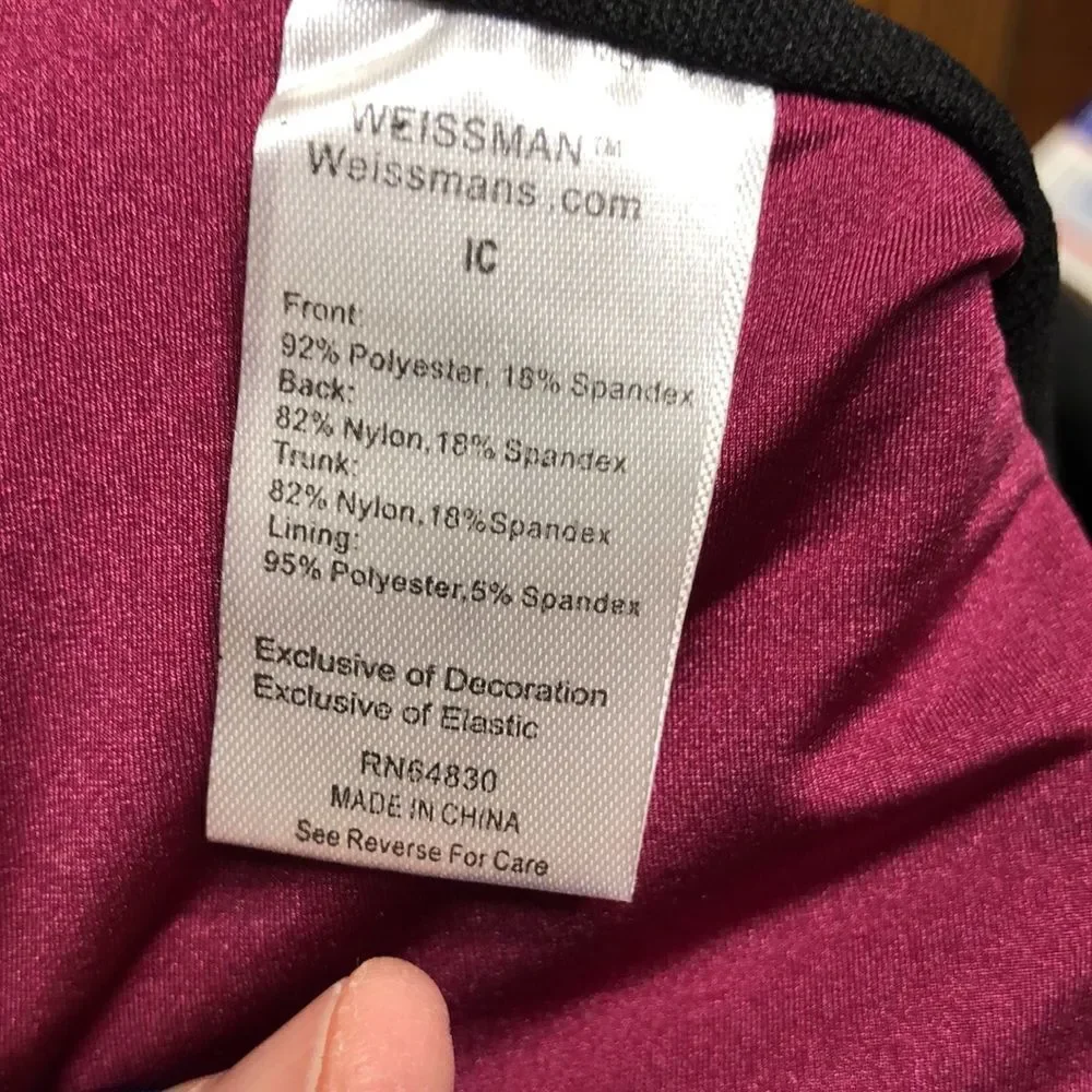 Weismann Size 1C sequined Bodice Leotard